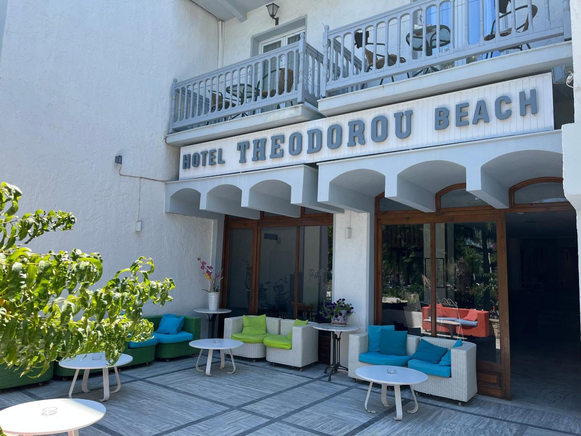 Theodorou Beach Hotel Apartments Psalidi  Exterior foto