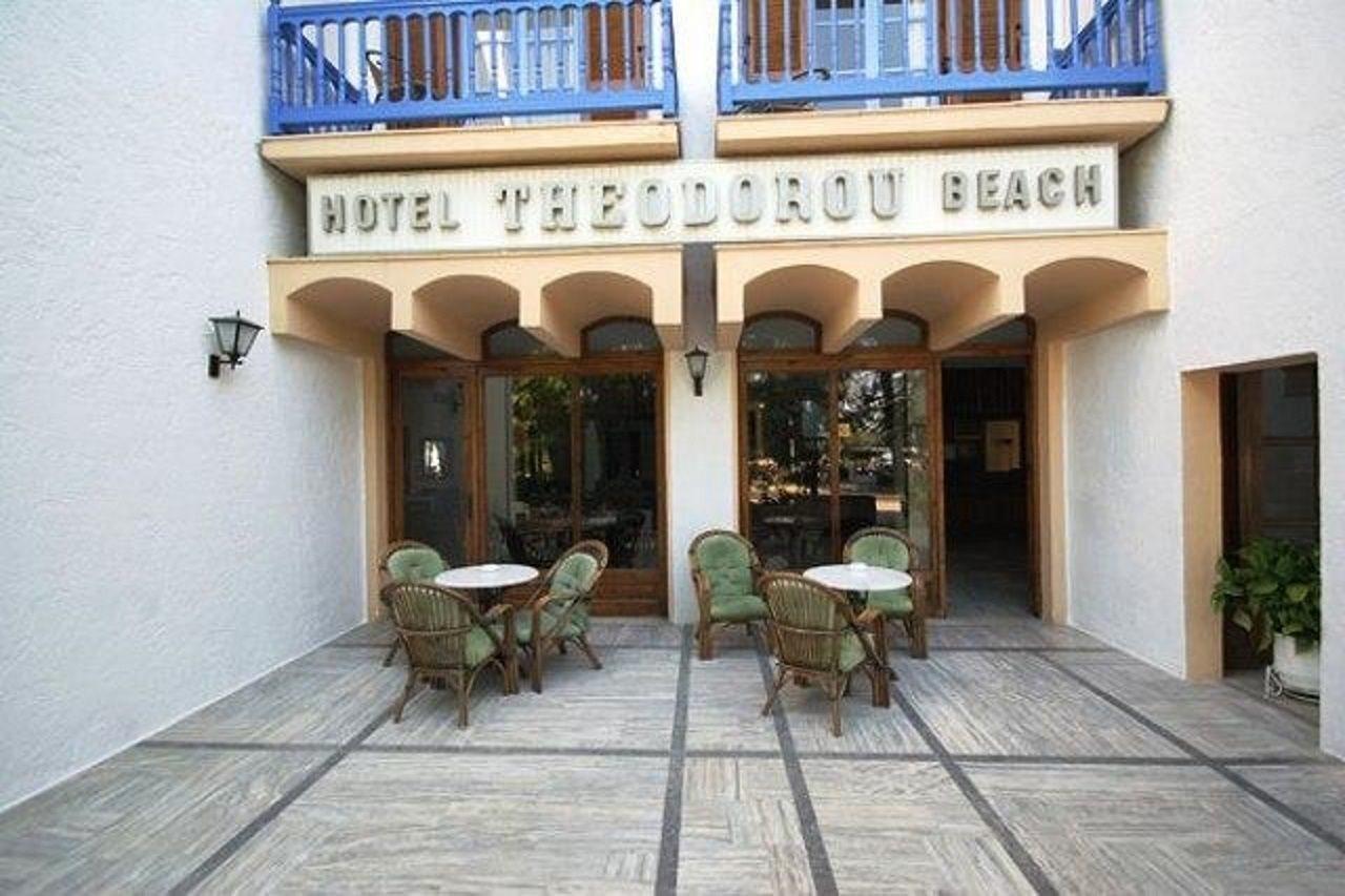 Theodorou Beach Hotel Apartments Psalidi  Exterior foto